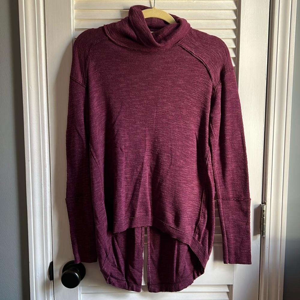 We The Free Turtleneck High Low Top